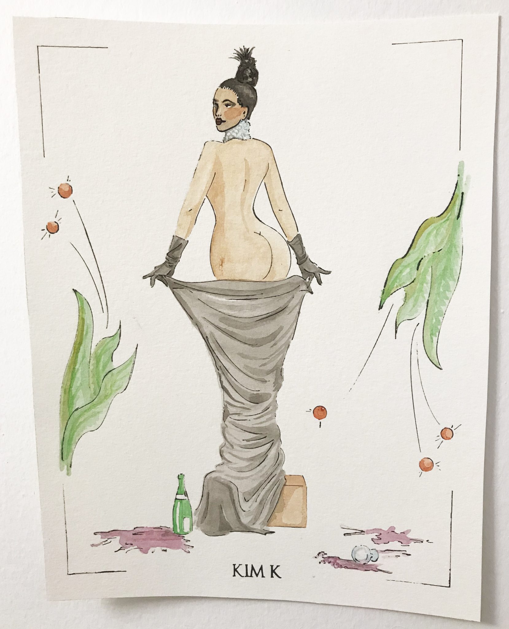 Illustrating Luxury: Kim Kardashian and the Art of Pochoir